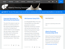 Tablet Screenshot of fencing.ab.ca
